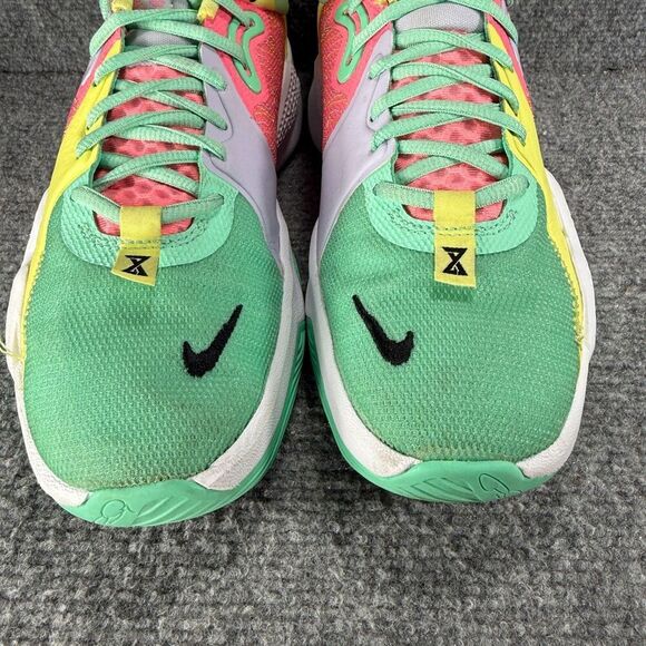 Nike PG 5 Mens Size 8 Basketball Shoes Pink Daughters Green Athletic Sneakers - Picture 8 of 11